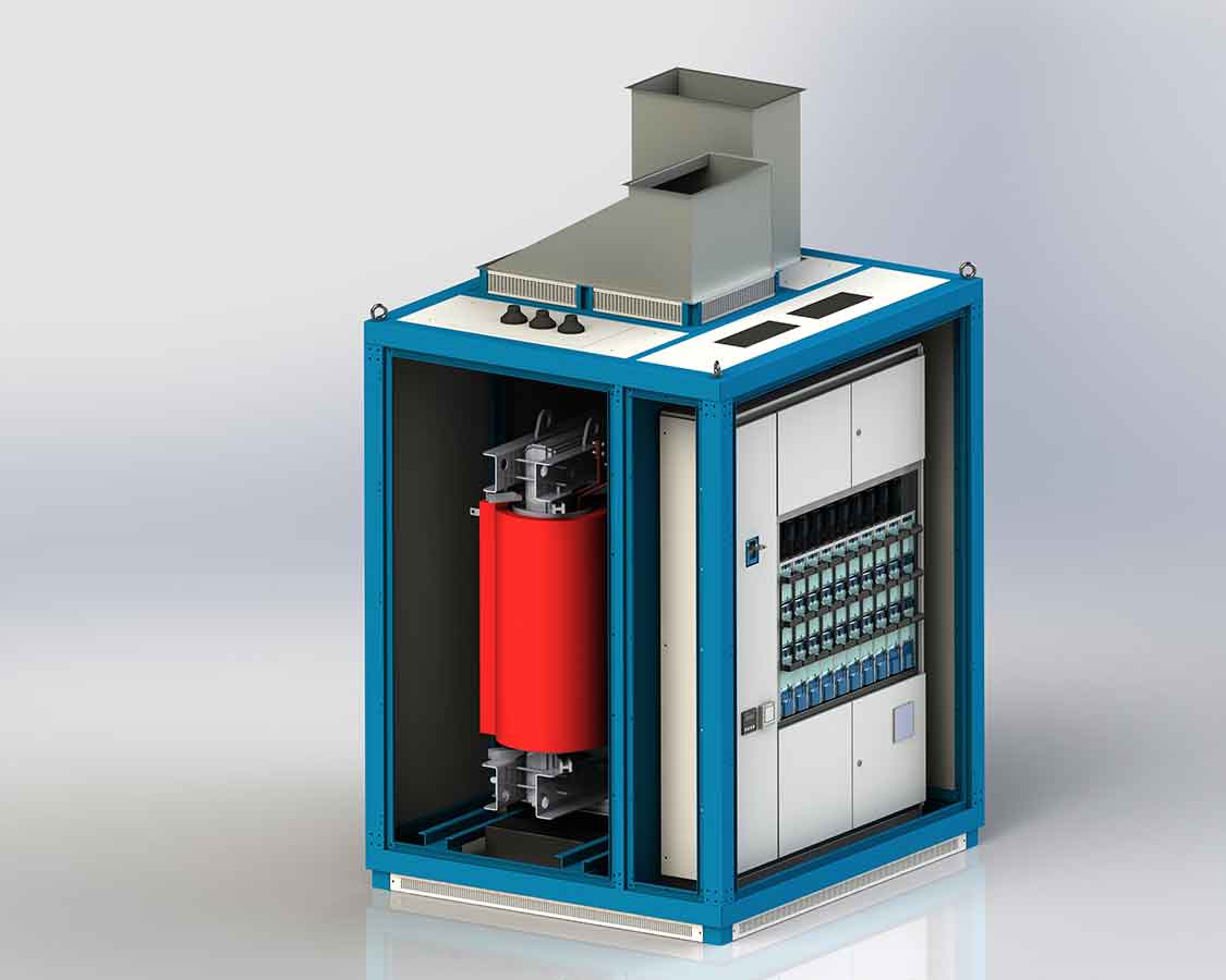 Nowoczesna stacja transformatorowa